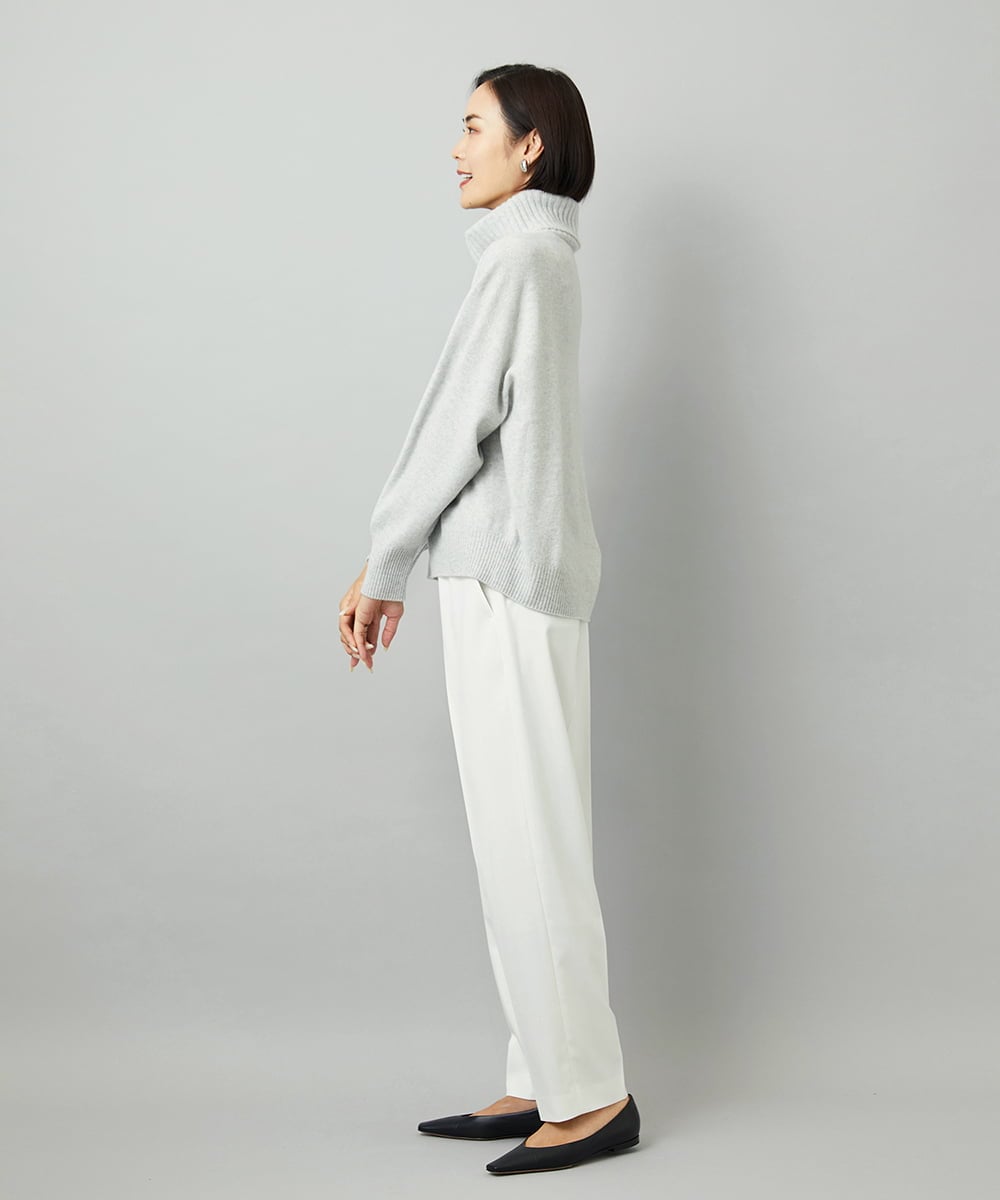 FMFAD28230 MICHEL KLEIN(ミッシェルクラン) ハイネックニット ブルー
