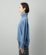 FMFAD28230 MICHEL KLEIN(ミッシェルクラン) ハイネックニット ブルー