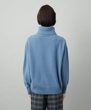 FMFAD28230 MICHEL KLEIN(ミッシェルクラン) ハイネックニット ブルー