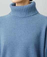 FMFAD28230 MICHEL KLEIN(ミッシェルクラン) ハイネックニット ブルー