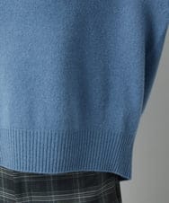 FMFAD28230 MICHEL KLEIN(ミッシェルクラン) ハイネックニット ブルー