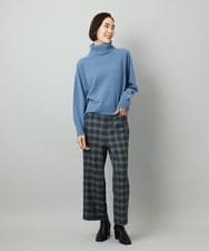 FMFAD28230 MICHEL KLEIN(ミッシェルクラン) ハイネックニット ブルー
