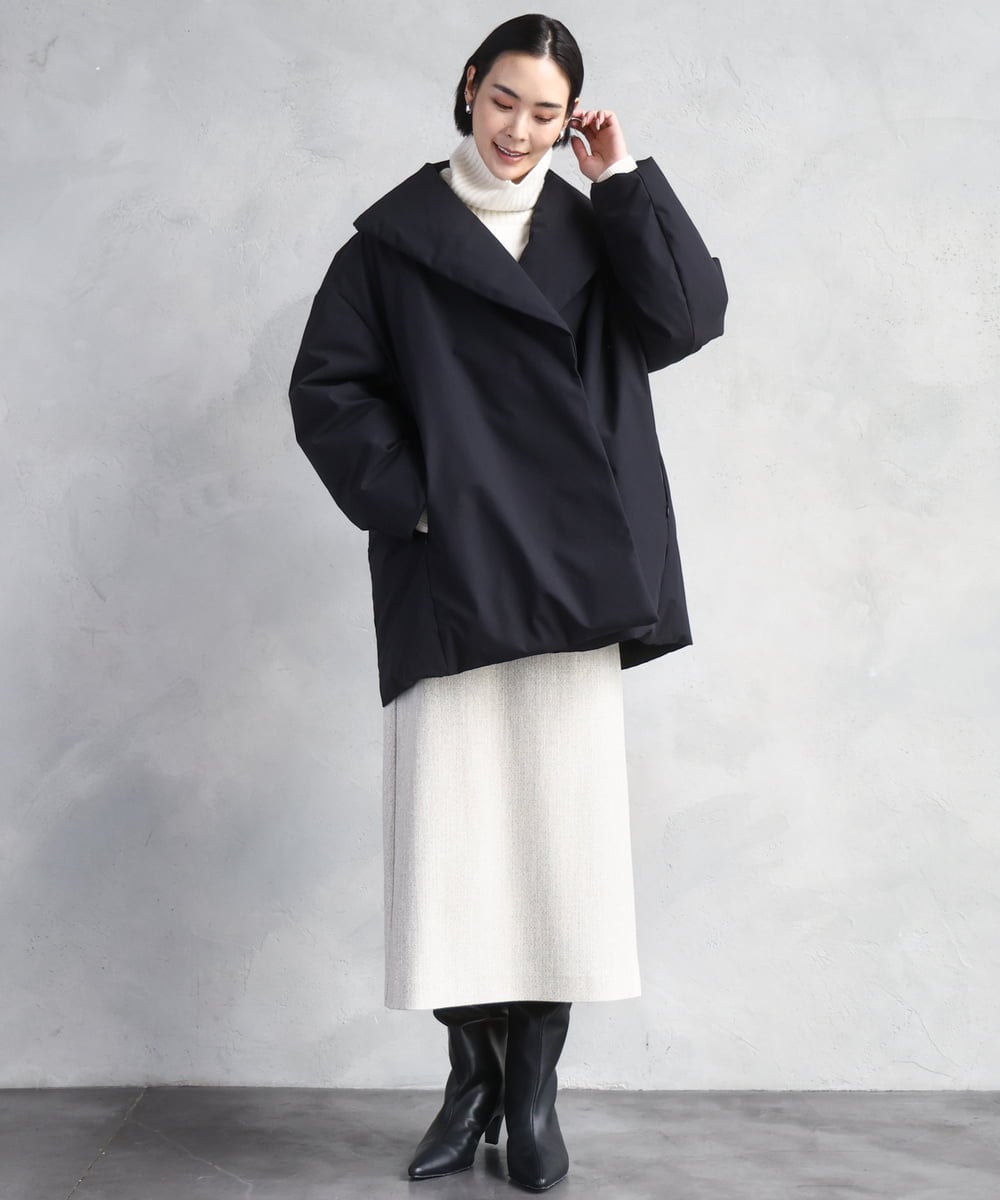 FMFAD28230 MICHEL KLEIN(ミッシェルクラン) ハイネックニット ブルー