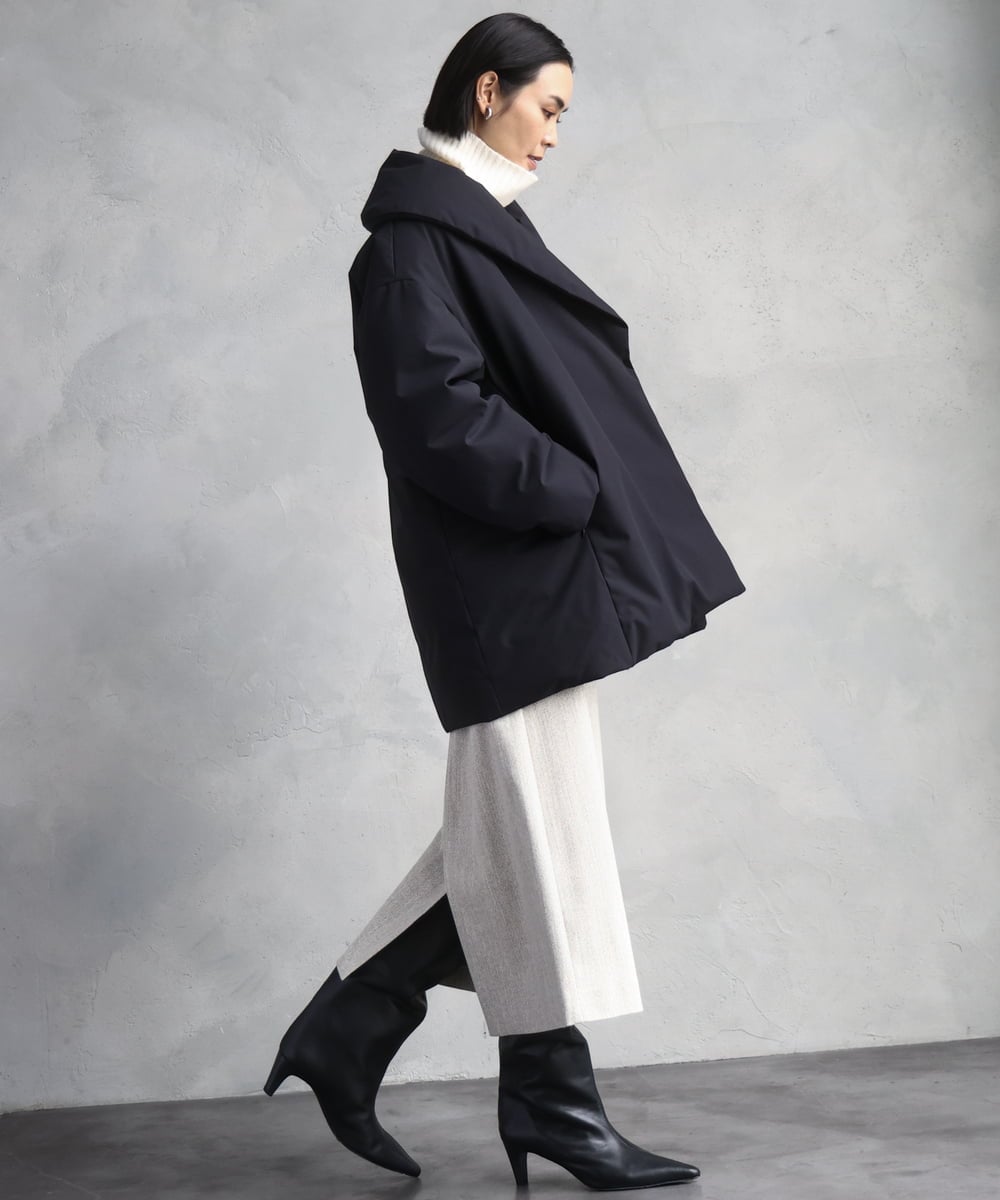FMFAD28230 MICHEL KLEIN(ミッシェルクラン) ハイネックニット ブルー