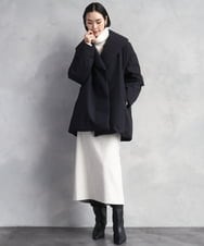 FMFAD28230 MICHEL KLEIN(ミッシェルクラン) ハイネックニット ブルー