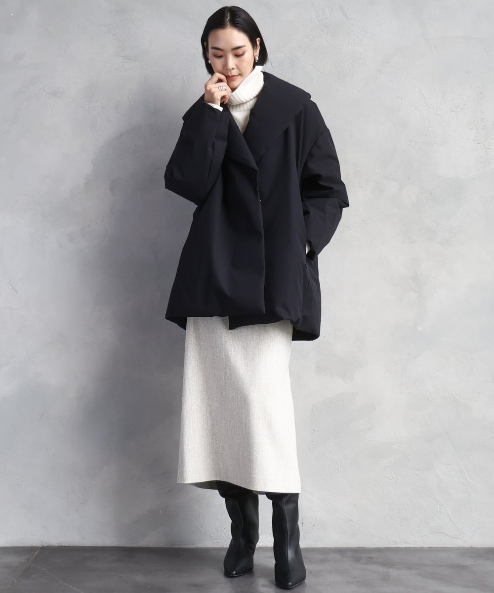 FMFAD28230 MICHEL KLEIN(ミッシェルクラン) ハイネックニット ブルー