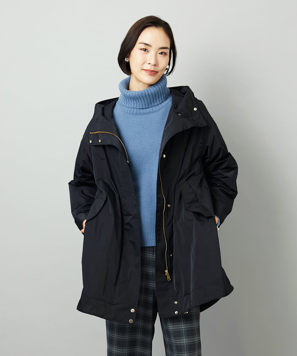 FMFAD28230 MICHEL KLEIN(ミッシェルクラン) ハイネックニット ブルー