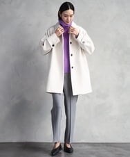 FMFAD28230 MICHEL KLEIN(ミッシェルクラン) ハイネックニット ブルー