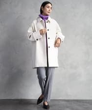 FMFAD28230 MICHEL KLEIN(ミッシェルクラン) ハイネックニット ブルー