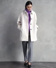 FMFAD28230 MICHEL KLEIN(ミッシェルクラン) ハイネックニット ブルー