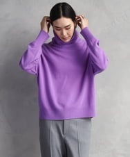FMFAD28230 MICHEL KLEIN(ミッシェルクラン) ハイネックニット ブルー