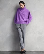 FMFAD28230 MICHEL KLEIN(ミッシェルクラン) ハイネックニット ブルー