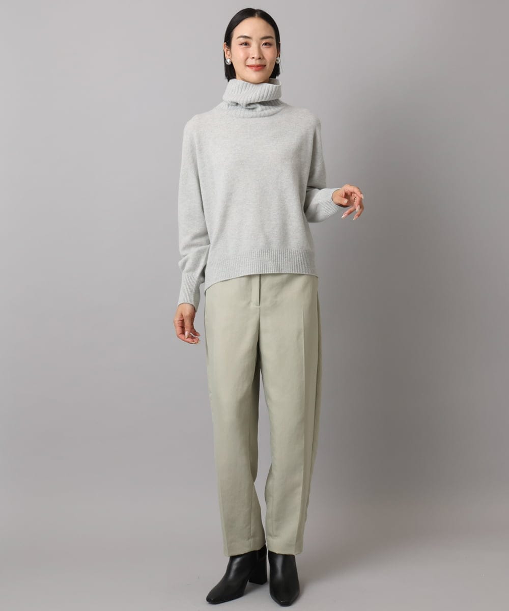FMFAD28230 MICHEL KLEIN(ミッシェルクラン) ハイネックニット ブルー