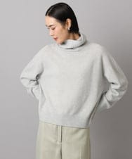 FMFAD28230 MICHEL KLEIN(ミッシェルクラン) ハイネックニット ブルー
