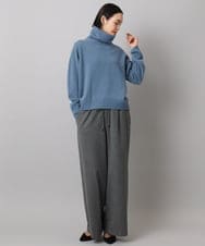 FMFAD28230 MICHEL KLEIN(ミッシェルクラン) ハイネックニット ブルー