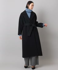FMFAD28230 MICHEL KLEIN(ミッシェルクラン) ハイネックニット ブルー