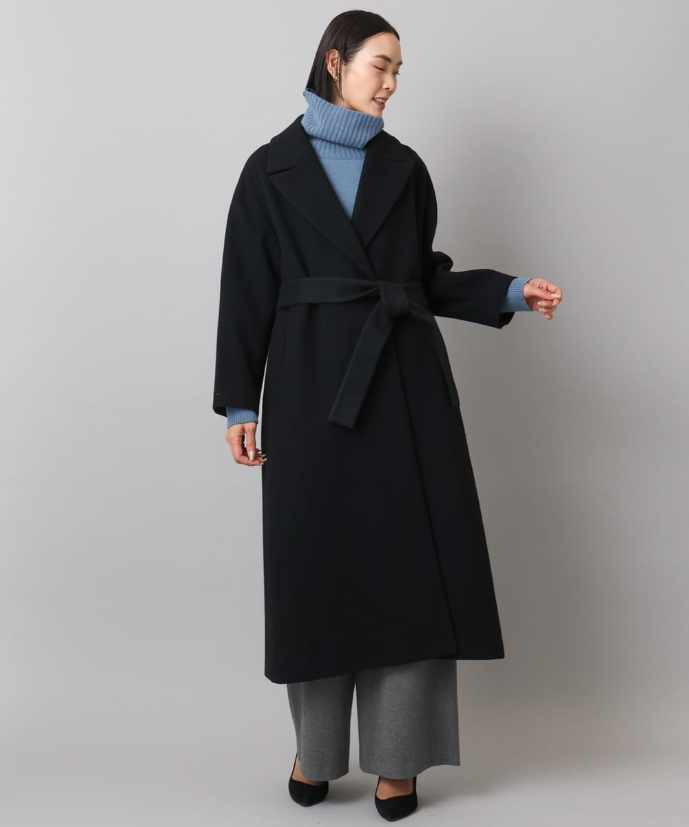 FMFAD28230 MICHEL KLEIN(ミッシェルクラン) ハイネックニット ブルー