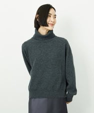 FMFAD28230 MICHEL KLEIN(ミッシェルクラン) ハイネックニット ブルー