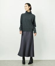 FMFAD28230 MICHEL KLEIN(ミッシェルクラン) ハイネックニット ブルー