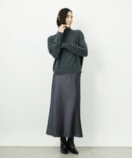 FMFAD28230 MICHEL KLEIN(ミッシェルクラン) ハイネックニット ブルー