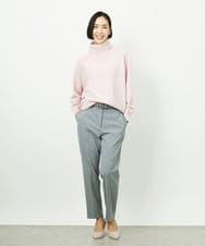 FMFAD28230 MICHEL KLEIN(ミッシェルクラン) ハイネックニット ブルー