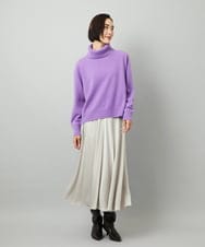 FMFAD28230 MICHEL KLEIN(ミッシェルクラン) ハイネックニット ブルー