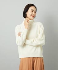 FMFAD28230 MICHEL KLEIN(ミッシェルクラン) ハイネックニット アイボリー