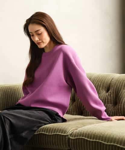 FMFAG45210 MICHEL KLEIN ダブルフェイスニット