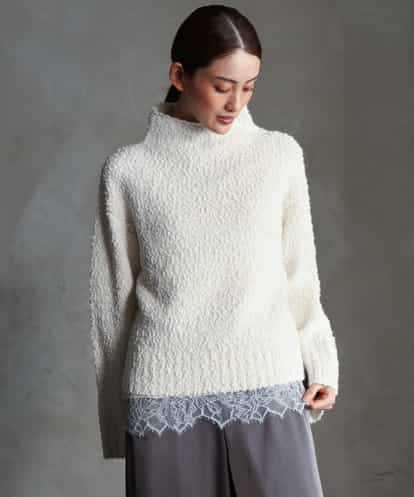 FMFAG50250 MICHEL KLEIN ラメボトルネックニット