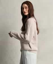 FMFAG51240 MICHEL KLEIN(ミッシェルクラン) アルパカブークレニット ベージュ