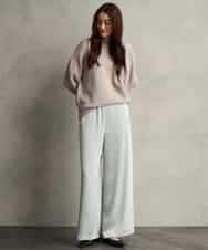 FMFAG51240 MICHEL KLEIN(ミッシェルクラン) アルパカブークレニット ベージュ