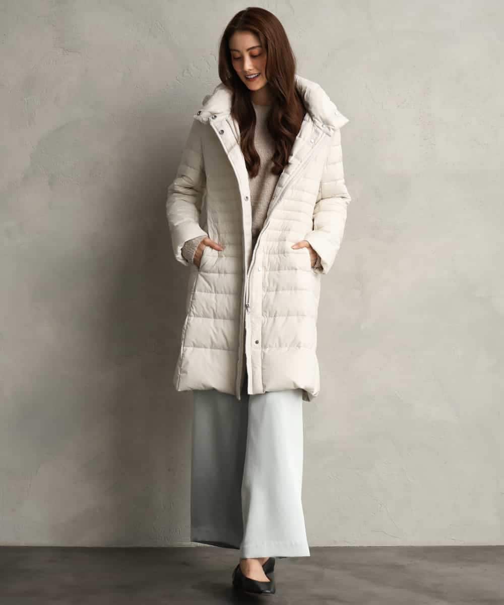 FMFAG51240 MICHEL KLEIN(ミッシェルクラン) アルパカブークレニット ベージュ