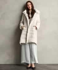 FMFAG51240 MICHEL KLEIN(ミッシェルクラン) アルパカブークレニット ベージュ