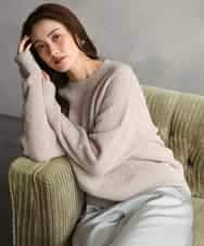 FMFAG51240 MICHEL KLEIN(ミッシェルクラン) アルパカブークレニット ベージュ