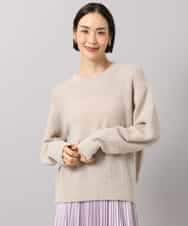 FMFAG51240 MICHEL KLEIN(ミッシェルクラン) アルパカブークレニット ベージュ