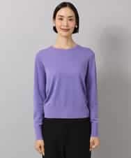 FMFAG55220 MICHEL KLEIN(ミッシェルクラン) [アンサンブル対応]クルーネックニット ラベンダー