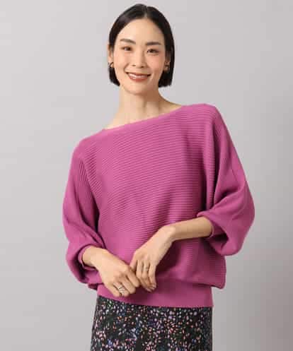FMFAH17190 MICHEL KLEIN [定番人気]ホールガーメント(R)ドルマンスリーブニット(長袖)