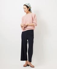 FMFDD17190 MICHEL KLEIN(ミッシェルクラン) [定番人気]ホールガーメント(R)ドルマンスリーブニット アイボリー