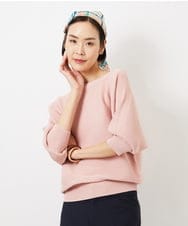 FMFDD17190 MICHEL KLEIN(ミッシェルクラン) [定番人気]ホールガーメント(R)ドルマンスリーブニット アイボリー