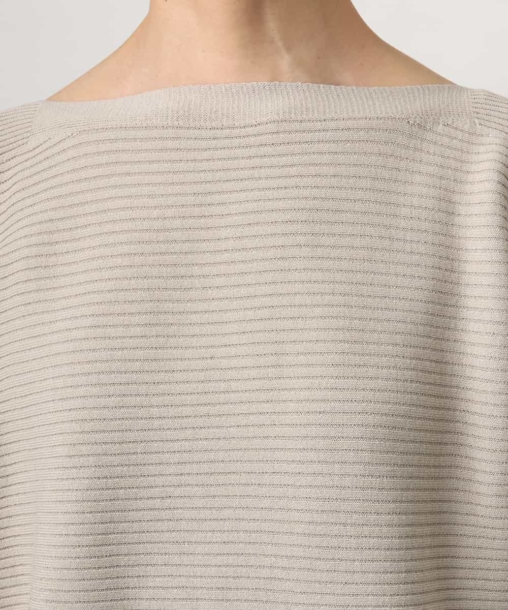 FMFDD17190 MICHEL KLEIN(ミッシェルクラン) [定番人気]ホールガーメント(R)ドルマンスリーブニット ライトイエロー