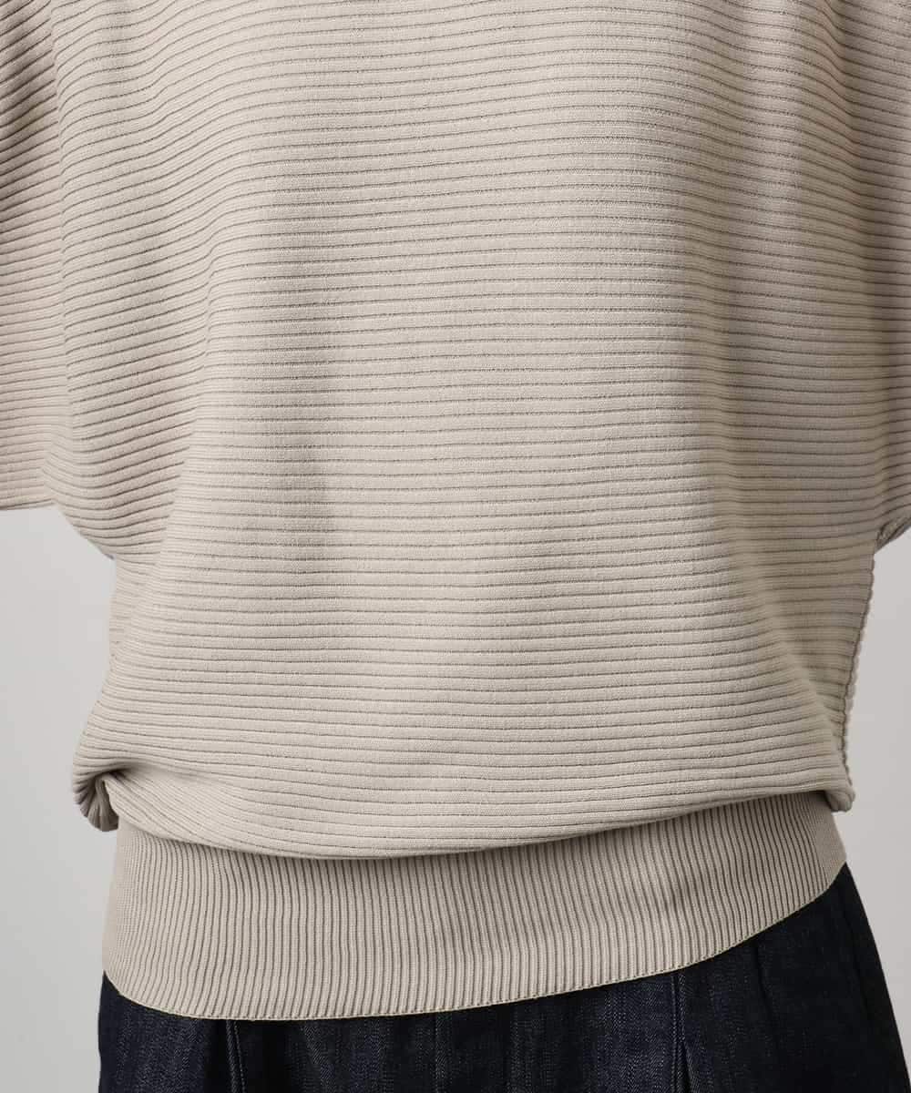 FMFDD17190 MICHEL KLEIN(ミッシェルクラン) [定番人気]ホールガーメント(R)ドルマンスリーブニット ライトイエロー