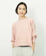 FMFDD17190 MICHEL KLEIN(ミッシェルクラン) [定番人気]ホールガーメント(R)ドルマンスリーブニット アイボリー