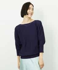 FMFDD17190 MICHEL KLEIN(ミッシェルクラン) [定番人気]ホールガーメント(R)ドルマンスリーブニット アイボリー