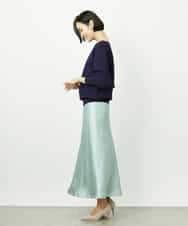 FMFDD17190 MICHEL KLEIN(ミッシェルクラン) [定番人気]ホールガーメント(R)ドルマンスリーブニット アイボリー