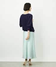 FMFDD17190 MICHEL KLEIN(ミッシェルクラン) [定番人気]ホールガーメント(R)ドルマンスリーブニット アイボリー