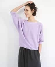 FMFDD17190 MICHEL KLEIN(ミッシェルクラン) [定番人気]ホールガーメント(R)ドルマンスリーブニット ベージュ