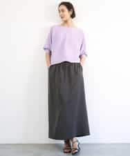 FMFDD17190 MICHEL KLEIN(ミッシェルクラン) [定番人気]ホールガーメント(R)ドルマンスリーブニット ベージュ