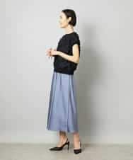 FMFHD01230 MICHEL KLEIN(ミッシェルクラン) サークルチュールプルオーバー グリーン