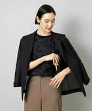 FMFHD01230 MICHEL KLEIN(ミッシェルクラン) サークルチュールプルオーバー グリーン