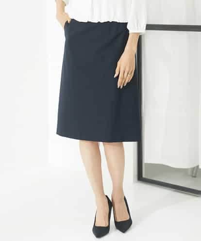 FMHAA11210 MICHEL KLEIN [セットアップ対応]セミフレアスカート